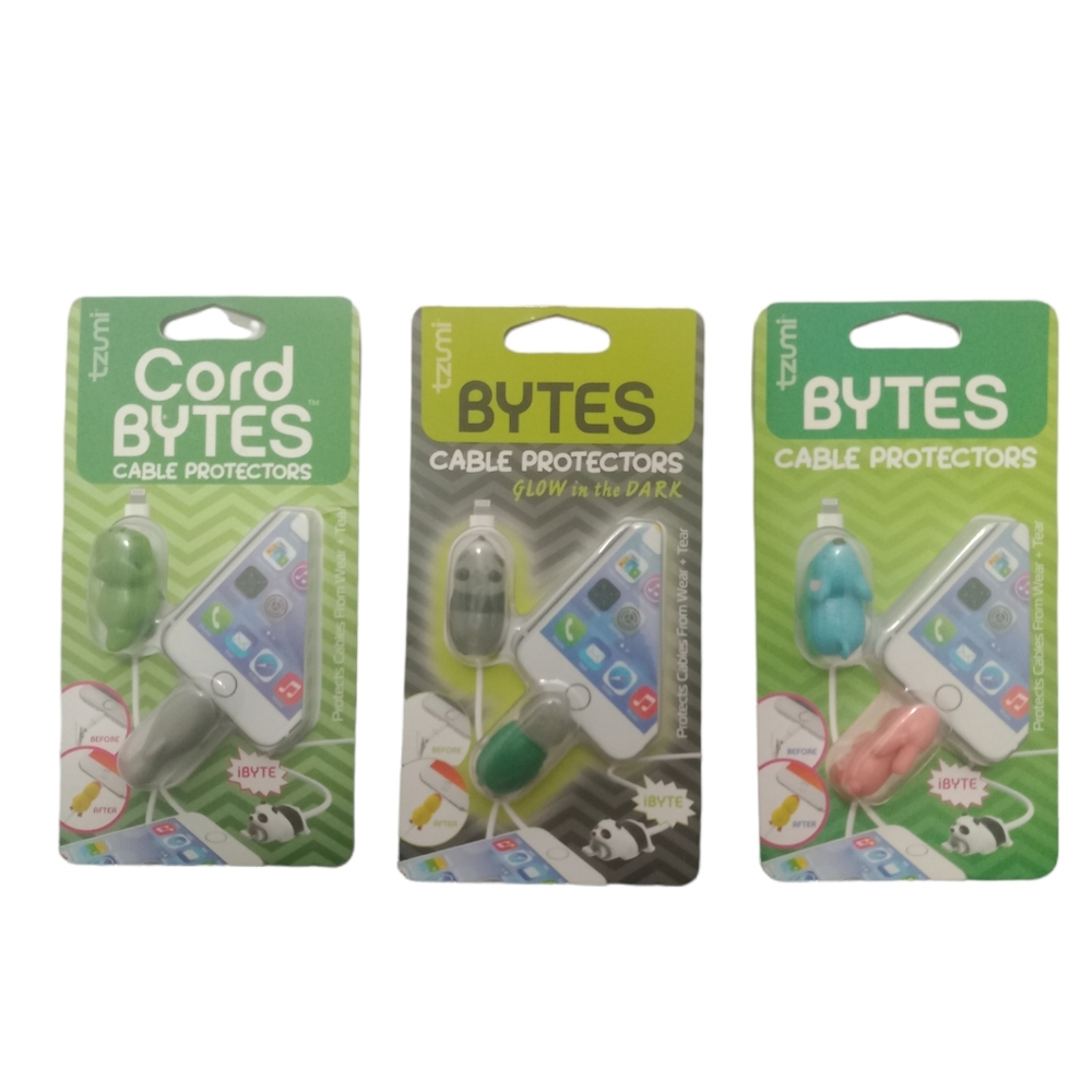 Tzumi Bytes Cable Protectors Lot of (3 Packs)